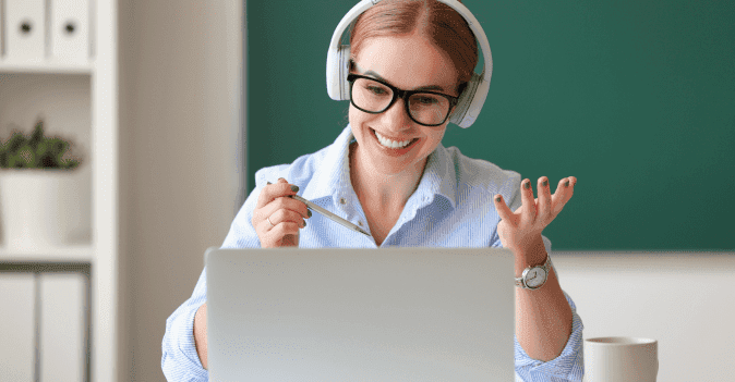 Teacher speaking with kids | Swiss Exams Academy